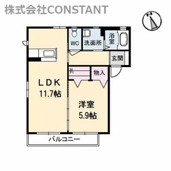 クラヴィエ南昭和 C棟の物件間取画像